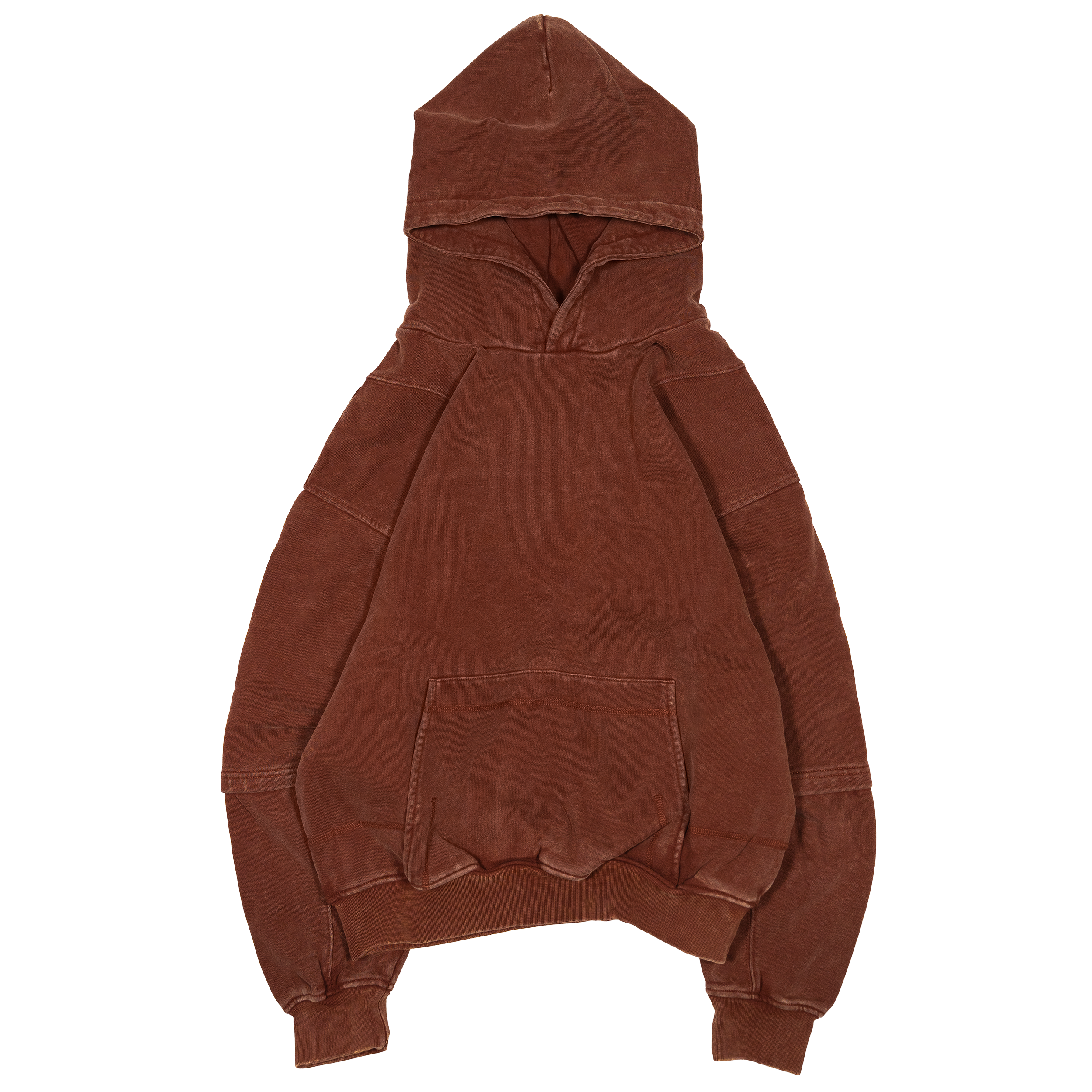 Heavy Cut Hoodie - Penny Brown